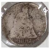 1887 Liberty Seated Dime Coin