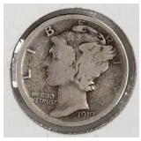 1919 PDS Mercury Dime Coin