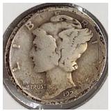 1924 PDS Mercury Dime Coins