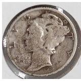 1928 PDS Mercury Dime Coins
