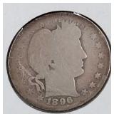 1896 O Liberty Head Quarter Dollar Coin