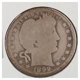 1899 O Liberty Head Quarter Dollar Coin