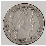1916 Liberty Head Quarter Dollar Coin