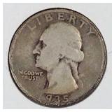1935 Washington Quarter Dollar Coin
