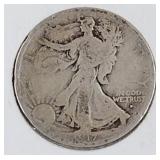 1917 D Liberty Walking Half Dollar Coin