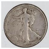 1935 D Liberty Walking Half Dollar Coin