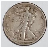 1934 D Liberty Walking Half Dollar Coin