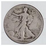 1936 D Liberty Walking Half Dollar Coin