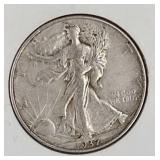 1937 Liberty Walking Half Dollar Coin