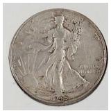 1945 S Liberty Walking Half Dollar Coin