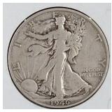 1946 S Liberty Walking Half Dollar Coin