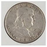 1951 Franklin Half Dollar Coin