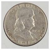 1951 S Franklin Half Dollar Coin
