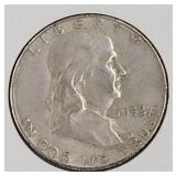1952 S Franklin Half Dollar Coin