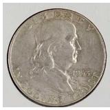 1953 D Franklin Half Dollar Coin