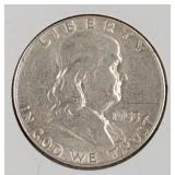 1955 Franklin Half Dollar Coin
