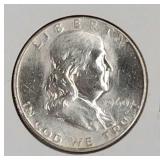 1960 Franklin Half Dollar Coin