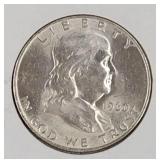 1960 D Franklin Half Dollar Coin