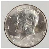 1967 Kennedy Half Dollar Coin