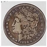 1886 O Morgan Silver Dollar Coin