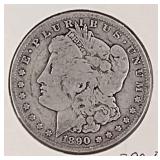 1890 O Morgan Silver Dollar Coin