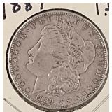 1889 Morgan Silver Dollar Coin