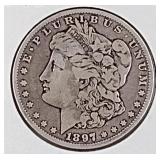 1897 O Morgan Silver Dollar Coin