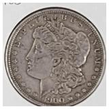 1900 Morgan Silver Dollar Coin
