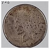 1926 Peace Silver Dollar Coin