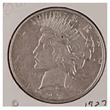1927 S Peace Silver Dollar Coin