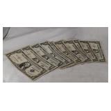 10 $1 Silver Certificate 1935C-F, 1957-B