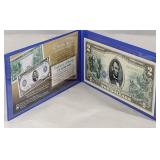 Federal Reserve Note $5 Foil overprint