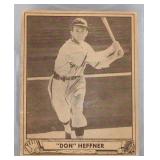 1940 Play Ball Don Heffner #51