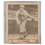 1940 Play Ball Will Posedel #58