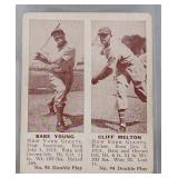 1941 Double Play Babe Young/ Cliff Melton #93, 94