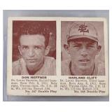 1941 Double Play Don Heffner/ Harland Clift