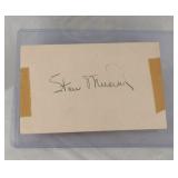 1950 Stan Musial Autographed Postcard