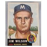1953 Topps Jim Wilson # 208