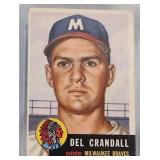 1953 Topps Del Crandall #197