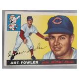 1955 Topps Art Fowler Rookie Card #3