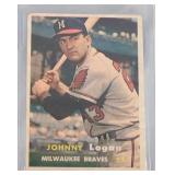 1957 Topps Johnny Logan #4