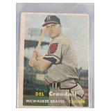 1957 Topps Del Crandall #133