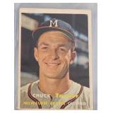 1957 Topps Chuck Tanner #392