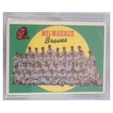 1959 Topps Milwaukee Braves Team Card #419