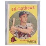 1959 Topps Ed Mathews #450
