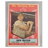 1959 Topps High Ken Boyer All Star #557