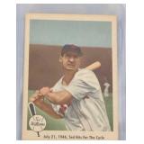 1959 Fleer Ted Williams 1946 Ted Hit For The Cycle