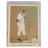 1959 Fleer Ted Williams 1952 Farewell To Baseball?