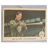 1959 Fleer Ted Williams 1954 Ted Is Patched Up #51