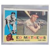 1960 Fleer Ed Mathews #420